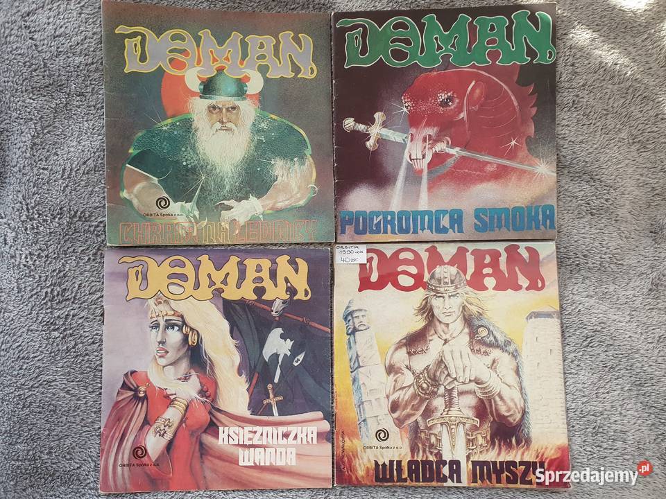 Doman zestaw komiksów 4 komiksów wydanie 2 fantasy i s-f Gdynia