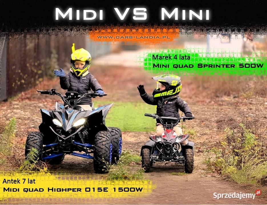 Midi quad elektryczny Highper 015E 60V 1500W Pojazdy elektryczne i spalinowe wielkopolskie Budzyń