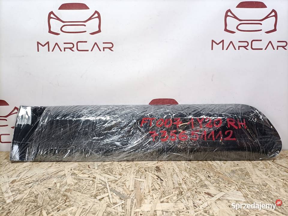 FIAT 500L LIFT LISTWA DRZWI PRAWY TYŁ 735651112 Pleszew