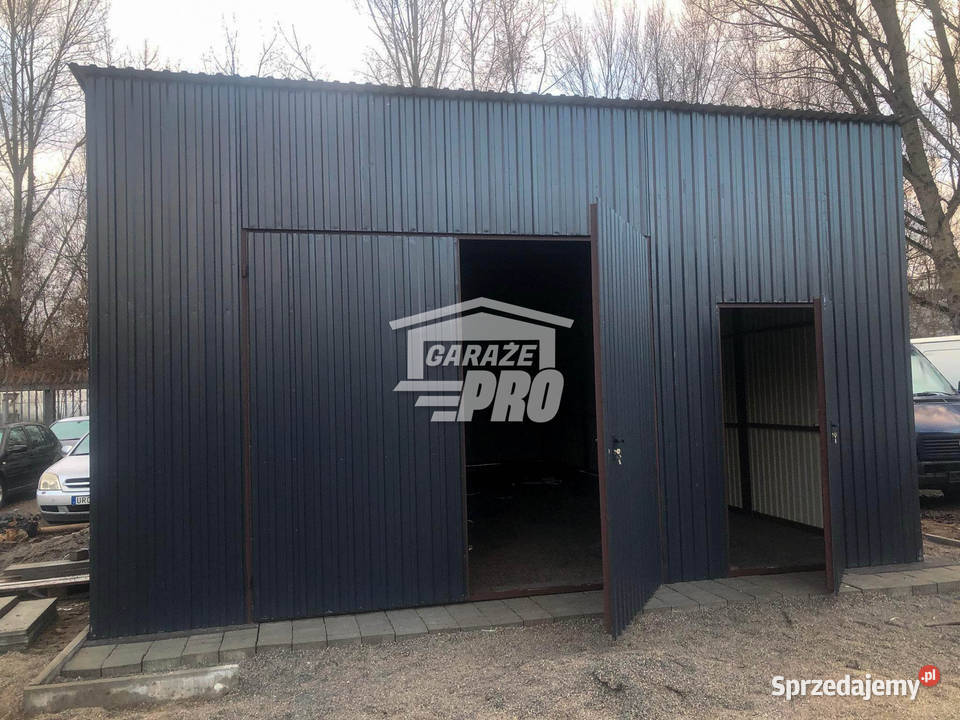 Hala Garaz blaszany 6x7 Brama dwuskrzydłowa 411zł/m2 Sprzedaż Mysłowice