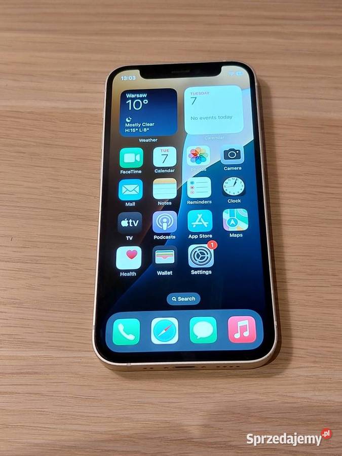 iPhone 12 mini 128GB 76 Biały Warszawa