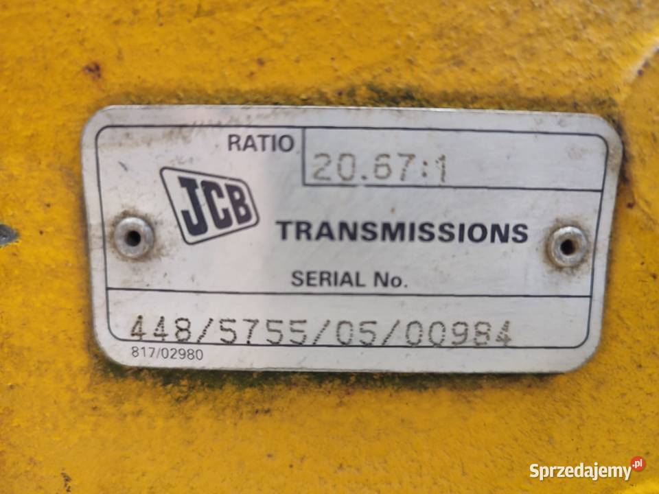 Pochwa mostu 20671 tył JCB 52755 sprzedam