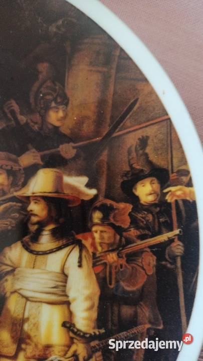 Patera z motywem z obrazu Rembrandta Selltman Gdańsk