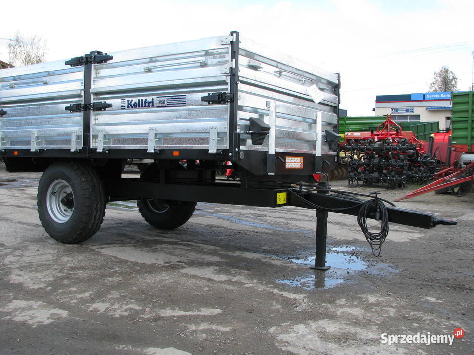NOWA Przyczepa rolnicza ocynk 5ton Typ 23TV50 Przyczepy rolnicze Opoczno