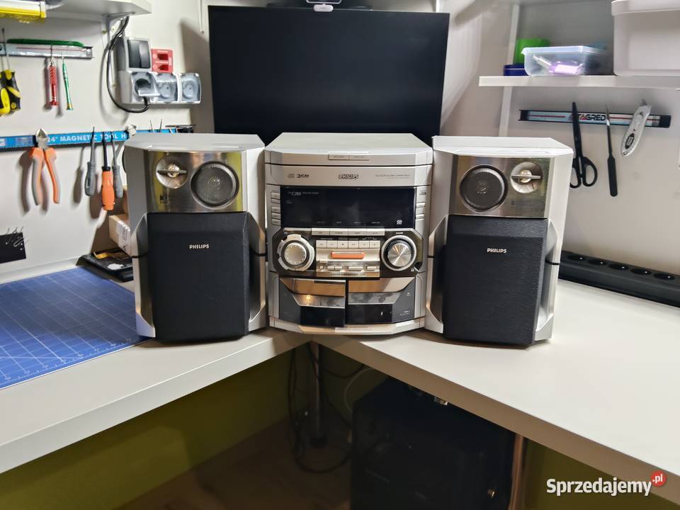 Wieża Muzyczna Stero Philips Mocna Duża Kutno