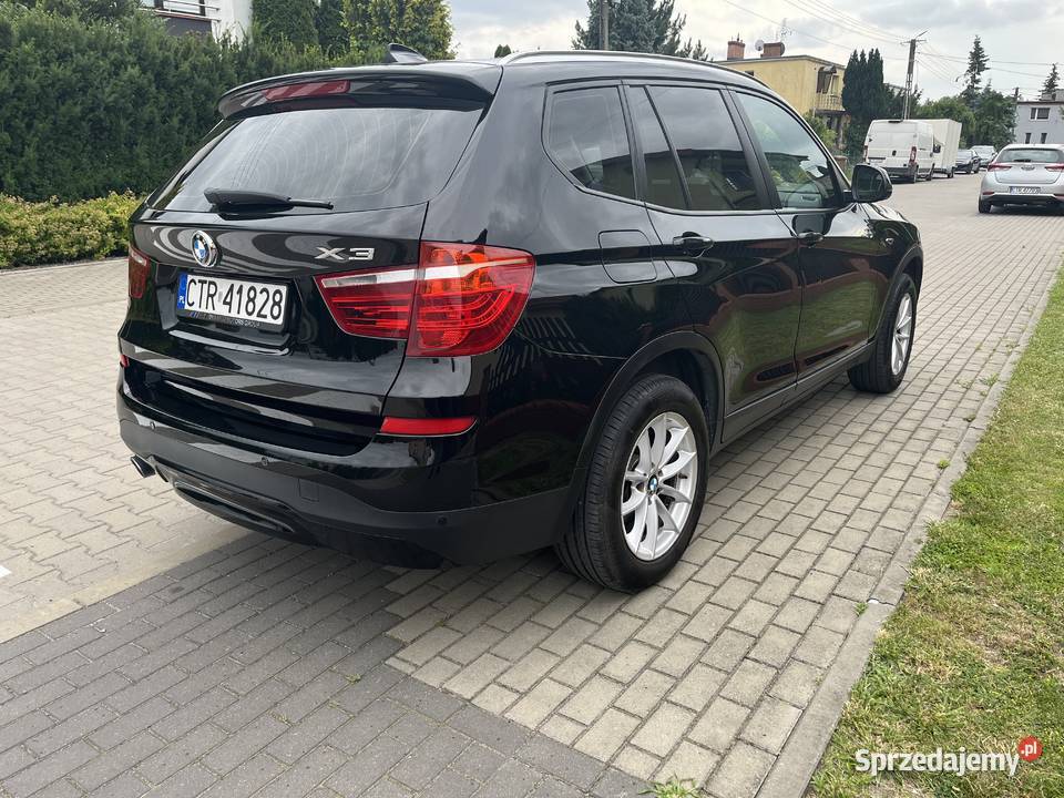 BMW X3 2017r Zadbana Czarna Prywatnie Toruń