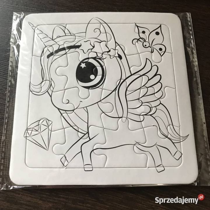 Puzzle do malowania mazakami Dla Dziecka podlaskie Siemiatycze sprzedam