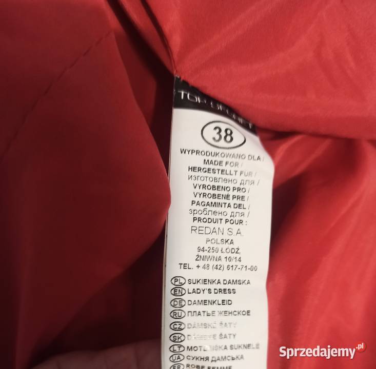 wizytowa sukienka z baskinką