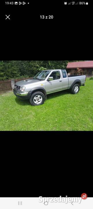 Nissan navara d22 kingcab pickup 25 tdi 4x4 2000 Rok produkcji 2000 Słupsk sprzedam