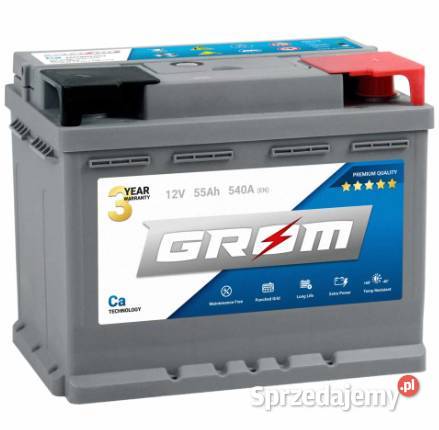 888x666x735 Akumulator GROM Premium 55Ah 540A EN Pozostałe Opole sprzedam