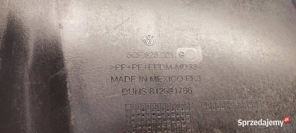 TIGUAN II ALLSPACE OSŁONA PODWOZIA LEWA