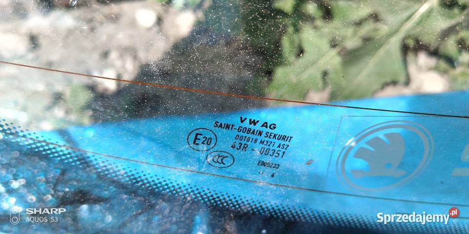 Skoda Rapid Seat toledo 201219 szyba Tylnia osobowe Łódź