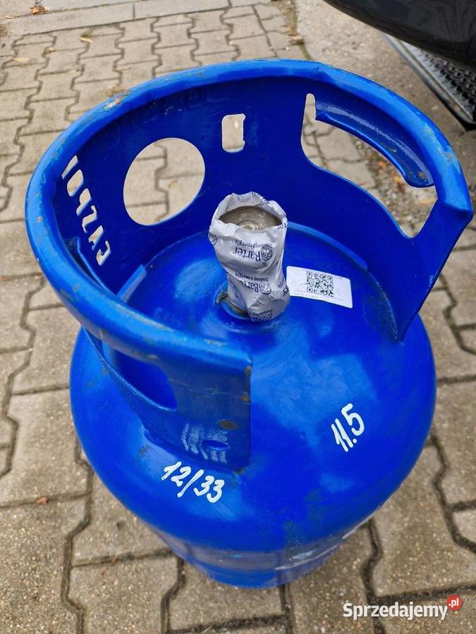 Butla gazowa 11 pełna z kołnierzem i bez z Poznań