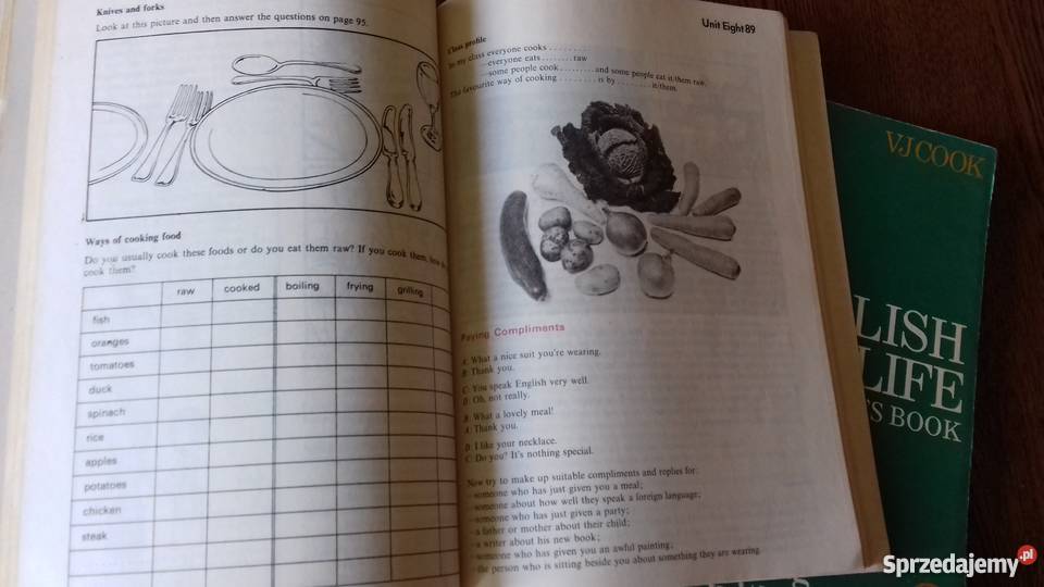 Rnglish for life VJCook 1990 podręczniki i ćwiczenia Krasnystaw