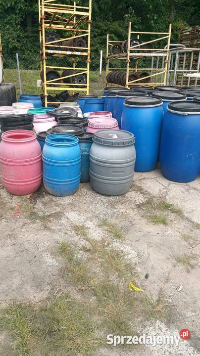 Sprzedam beczki plastikowe różne pojemności Brodnica sprzedam