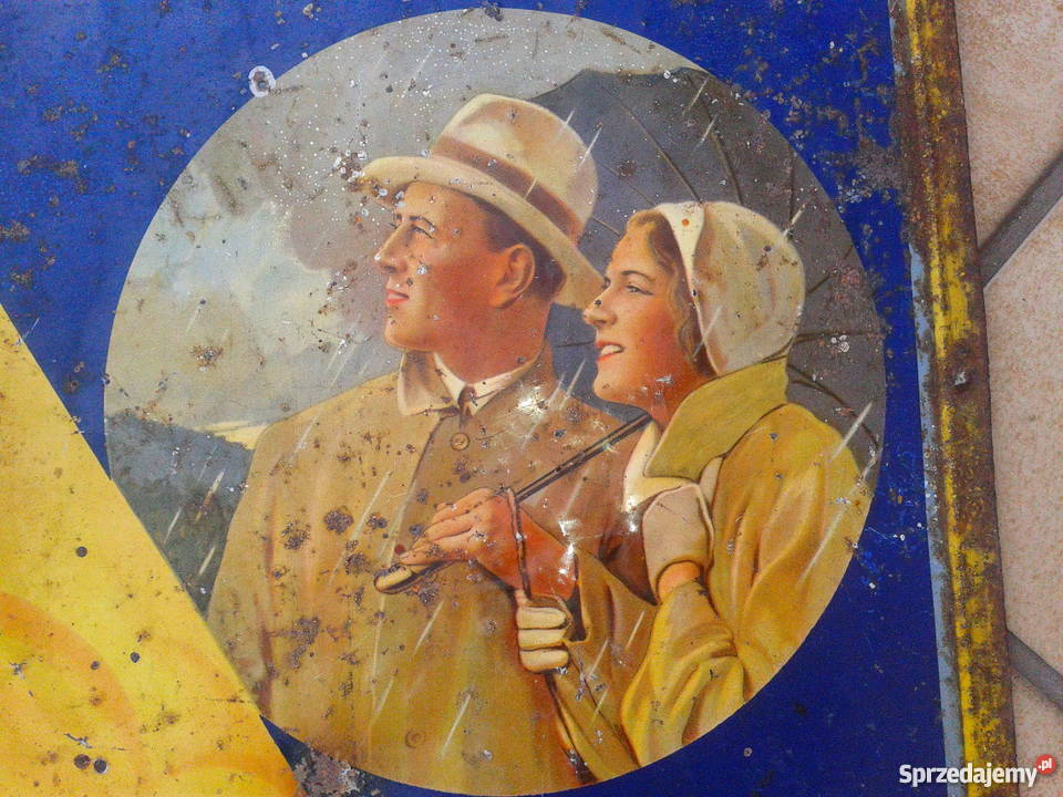 Stara przedwojenna reklama na blasze kremu nivea sprzedam