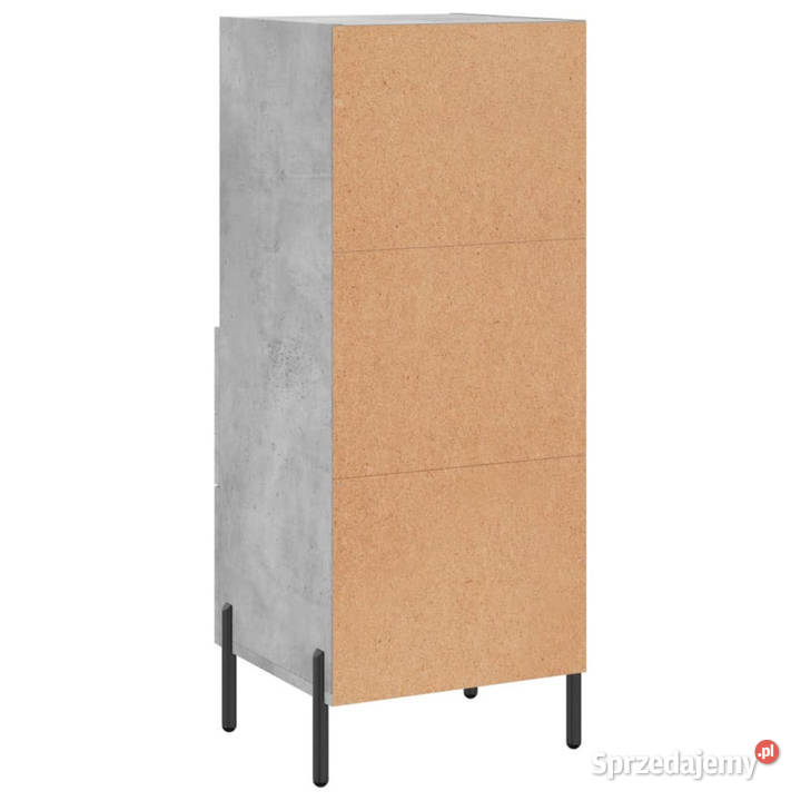 Szafka szarość betonu 345x34x90 materiał Warszawa