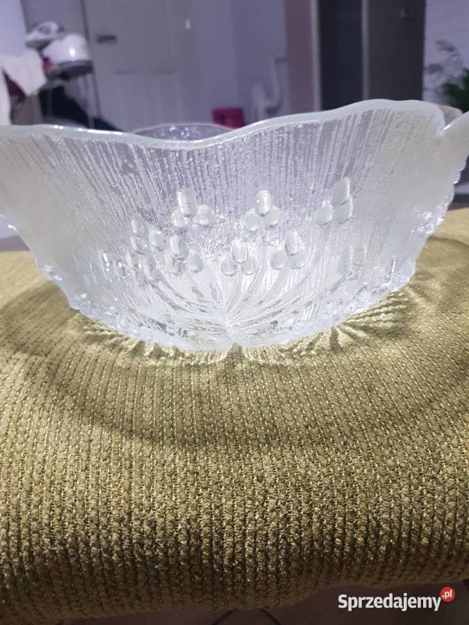 SALATERKA szkło Fińskie wielkopolskie Wola Podłężna