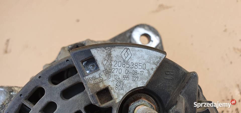 ALTERNATOR RENAULT DXI JOHN DEERE 7420853850 lubuskie Bieleń