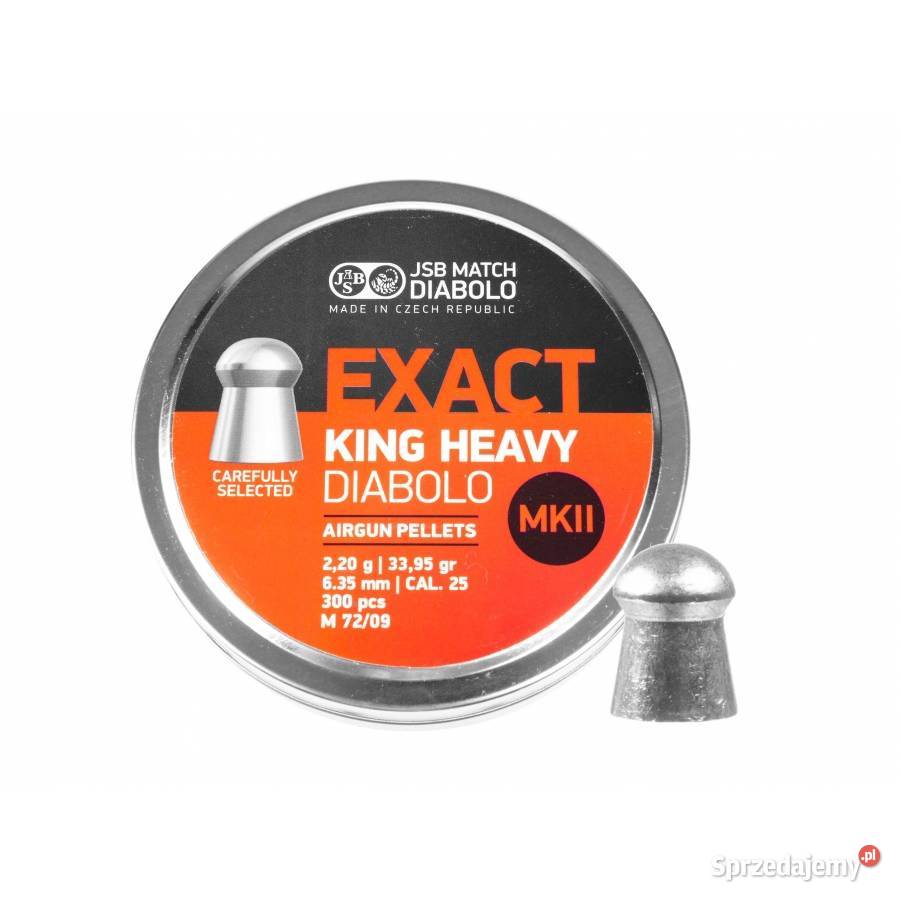 Śrut diabolo JSB Exact King Heavy II 635 mm 300 Pabianice