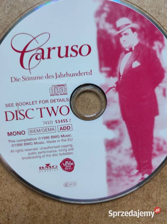 Enrico Caruso Tenor Of The Century cd muzyka CD świętokrzyskie