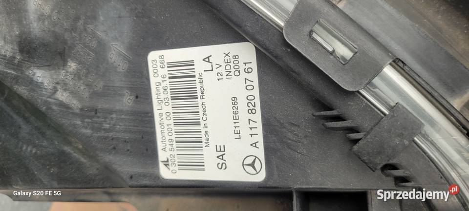 Lampy CLA w117