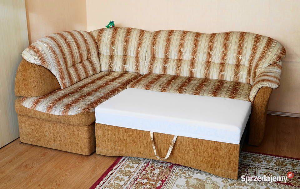 narożnik kanapa narożna lewa rozkładana pojemnik 165cm Szczecin