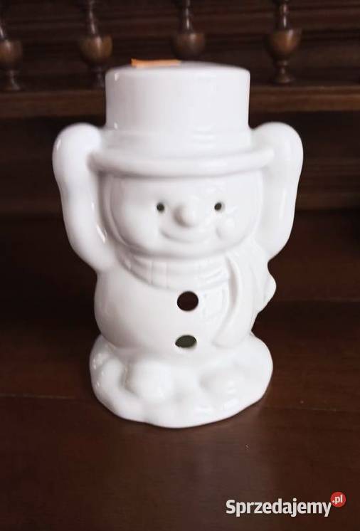 Bałwanek Lampka do t light Kominek na świeczkę pomorskie Gdańsk