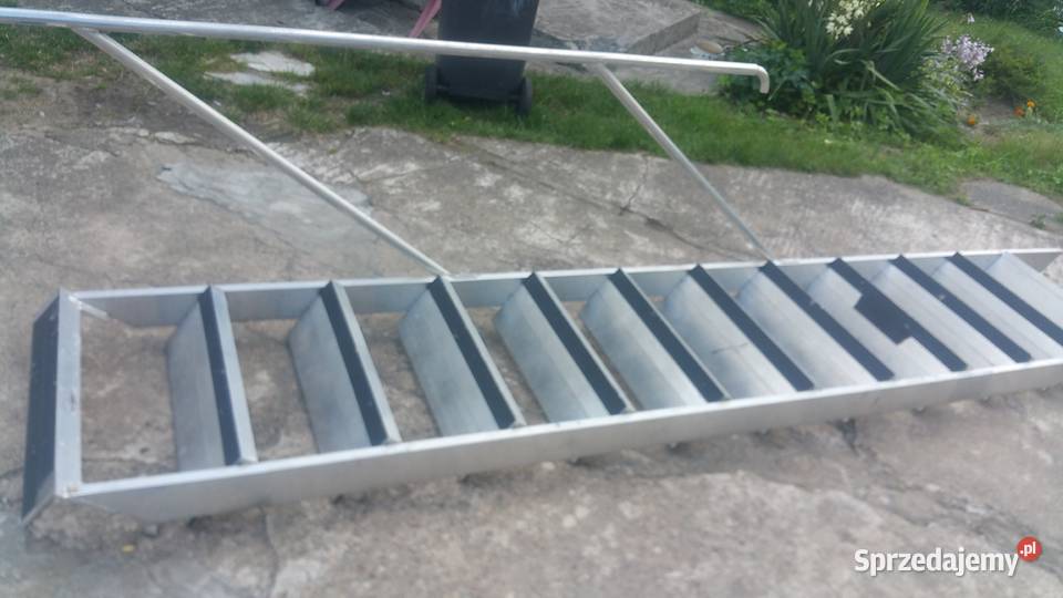 schody aluminiowe z balustradą 35m Trzcianka