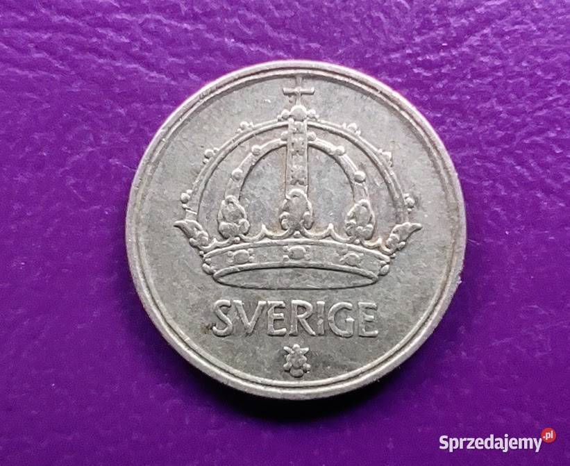 Moneta 10 ORE 1949 TS SZWECJA Srebro Rzadkość mazowieckie
