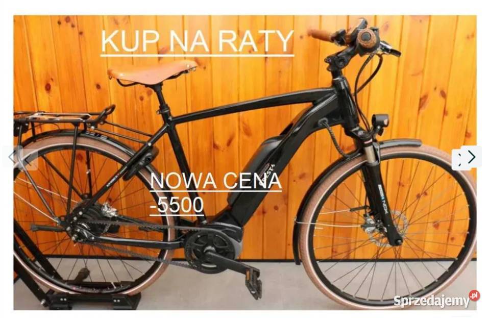 Rower elektryczny Cresta Winiger H 52 Pasek Elektryczne mazowieckie Milanówek