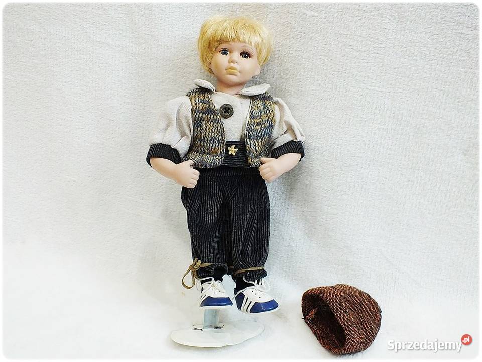 Porcelanowa stara Lalka Chłopiec Kolekcjonerska Pozostałe Żary sprzedam