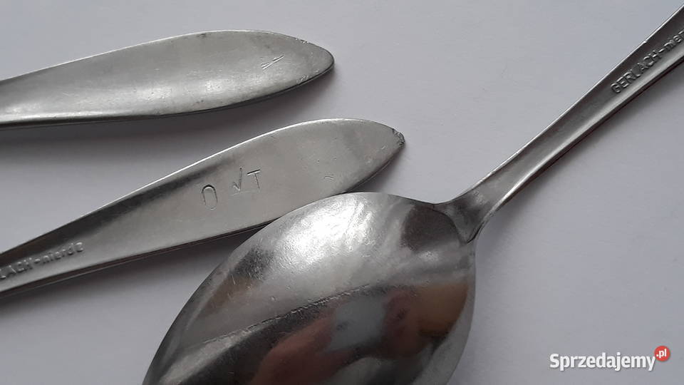 Łyżeczki do herbaty wz KROPLA WODY Gerlach śląskie Dąbrowa Górnicza
