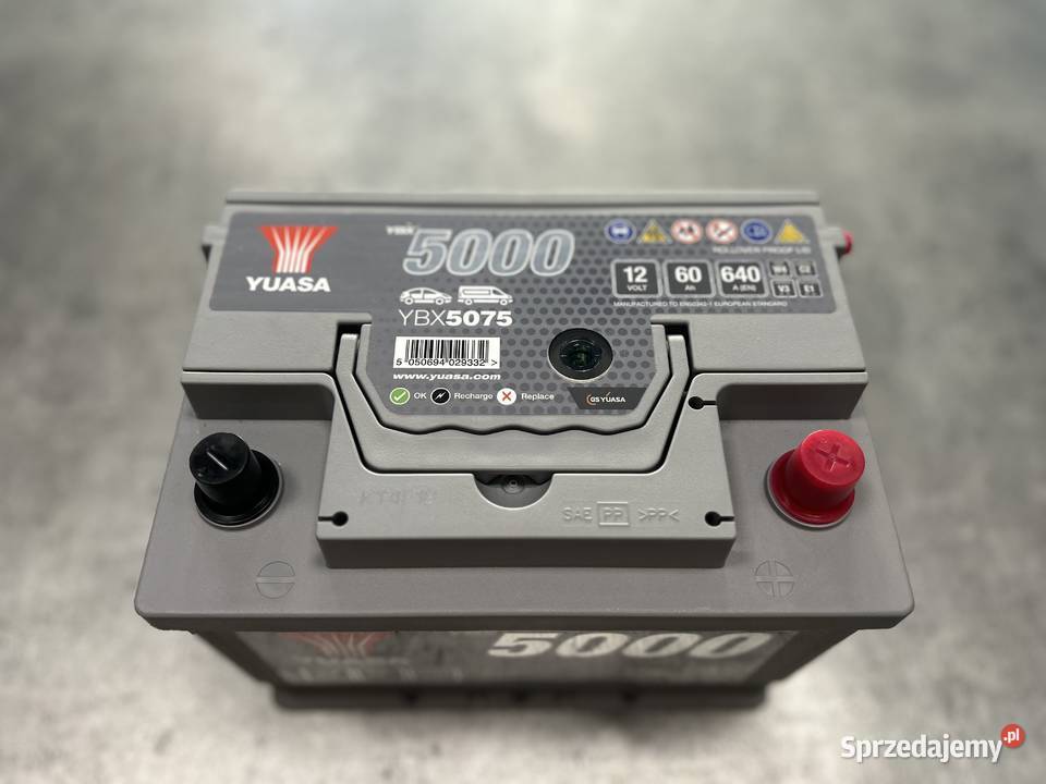 Akumulator Yuasa 60Ah 640A GRUDZIĄDZ Śniadeckich Grudziądz