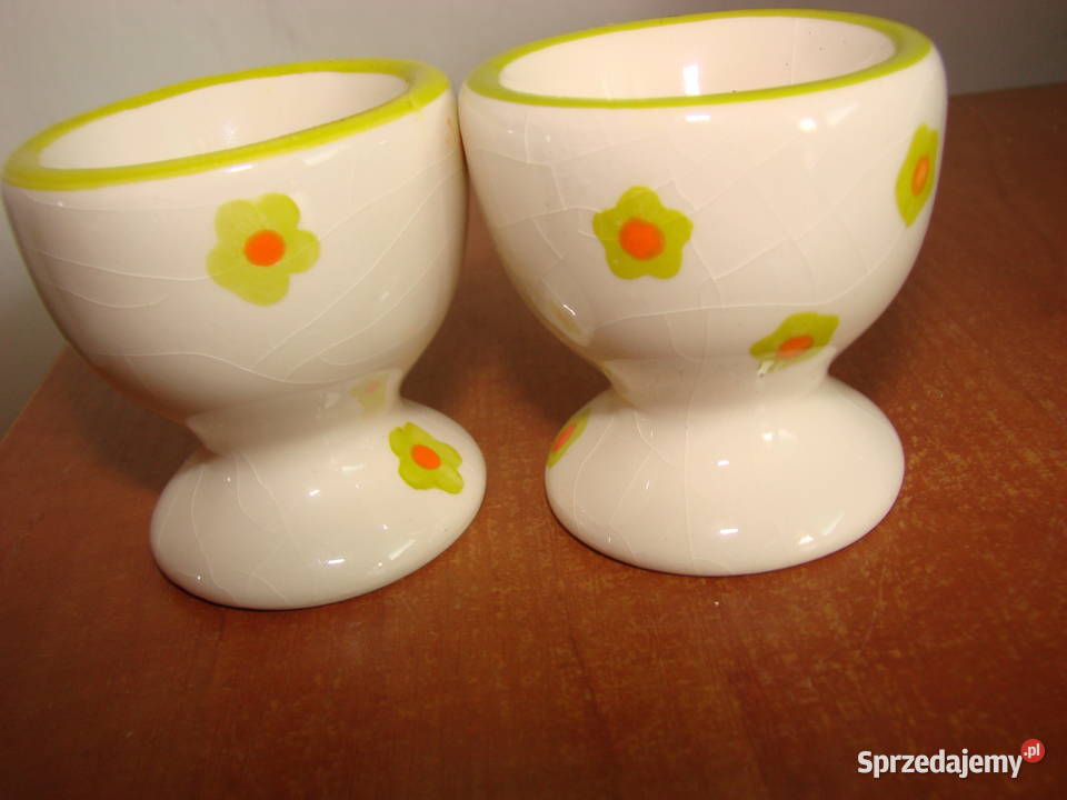 Kogut i Kura stare podstawki do jajek Pruszcz Gdański