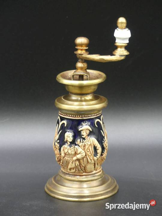 Piękny kamionkowy młynek do pieprzu wielkopolskie Poznań