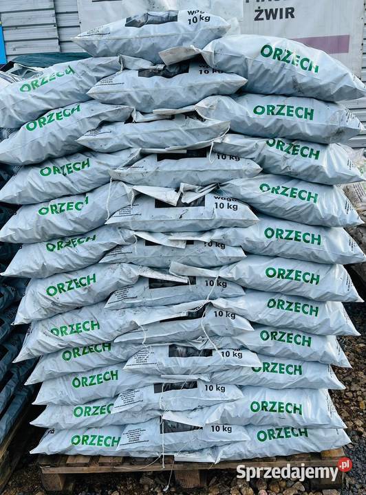 Węgiel Orzech ŚREDNI workowany tona worki 10