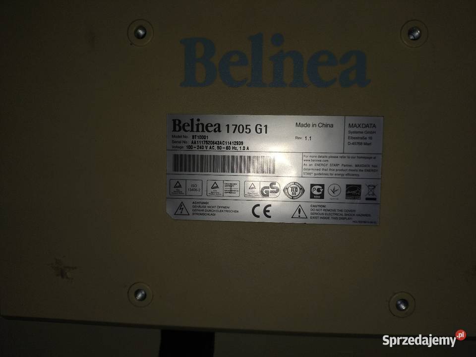 Monitor Belinea Kobyłka sprzedam