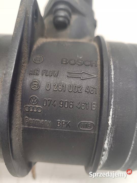 PRZEPŁYWOMIERZ AUDI VW SEAT 20 TDI 074906461B Przepływomierze Motoryzacja śląskie Przystajń
