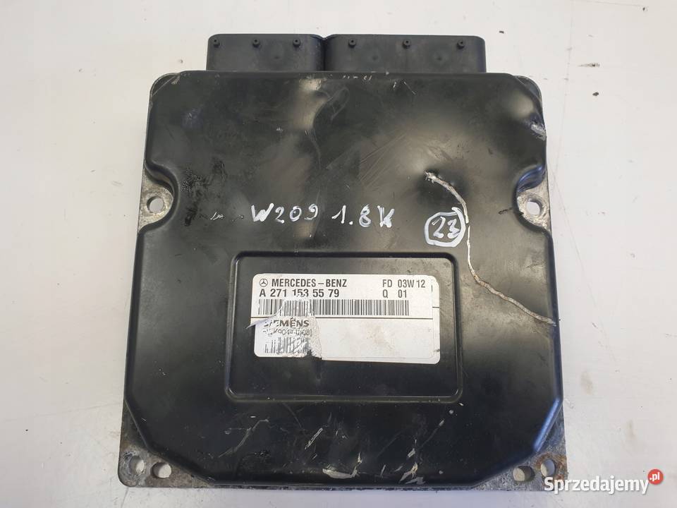 Mercedes W209 18 K STEROWNIK SILNIKA A2711535579 Chełm