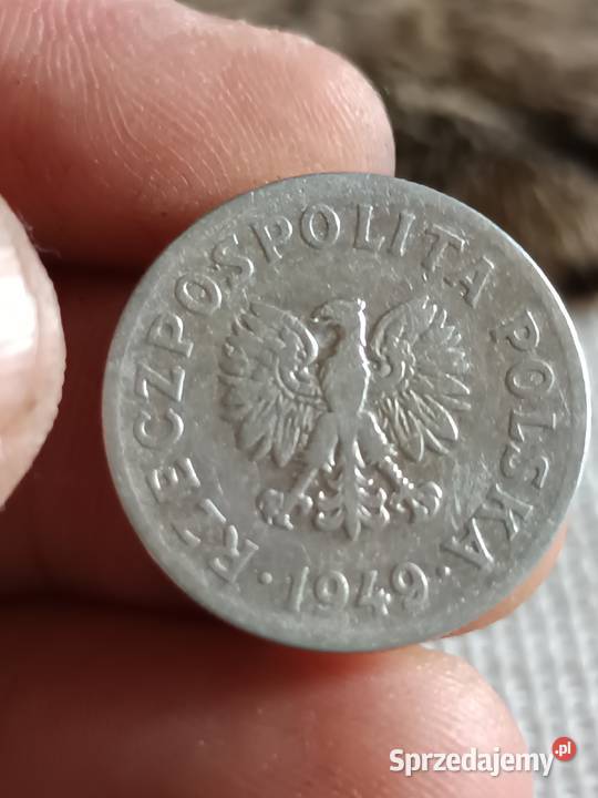 Sprzedam monetę 0 groszy 1949 lekka skrętka cc Chełm
