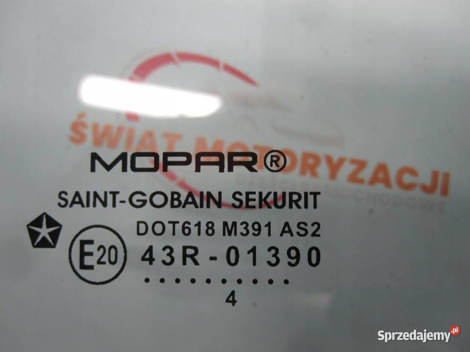 JEEP AVENGER 25r szyba drzwi prawa przód Kielce