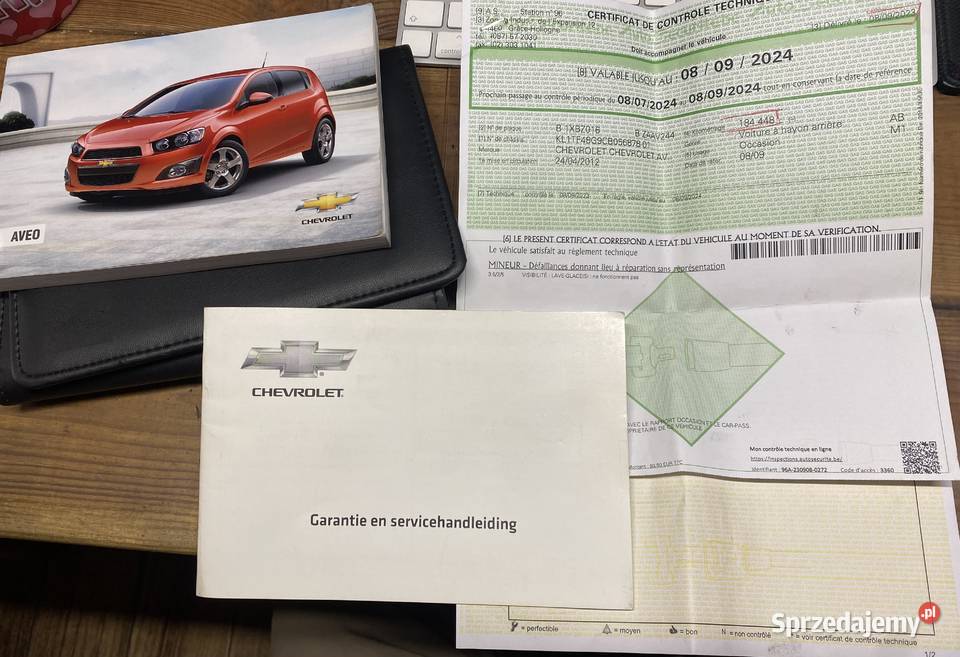 Chevrolet Aveo Serwis Bezwypadkowy spalanie 4l wspomaganie kierownicy Wieliszew