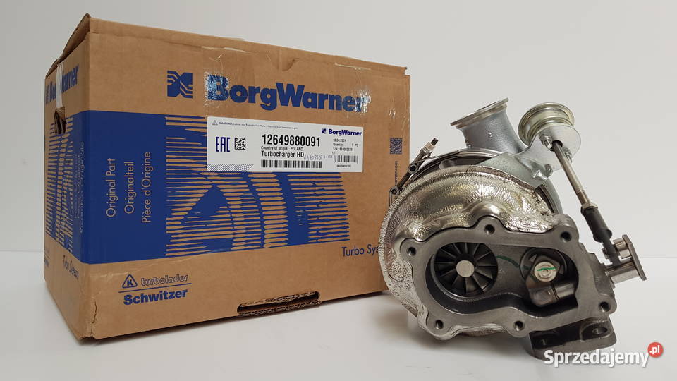Nowa turbosprężarka BorgWarner KKK 12649880091 Siedlce