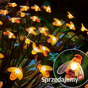 Lampki Solarne Zewnętrzne Ogrodowe LED Pszczoły mazowieckie Warszawa