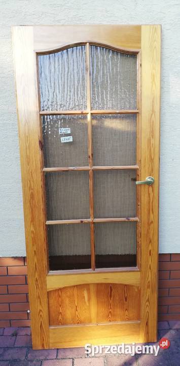 Drzwi wewnętrzne drewniane sosnowe prawe lewe mazowieckie Garwolin