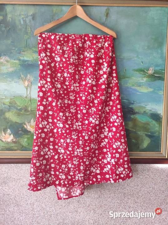spódnica boho maxi kobieca z rozcięciem floral świętokrzyskie Kielce