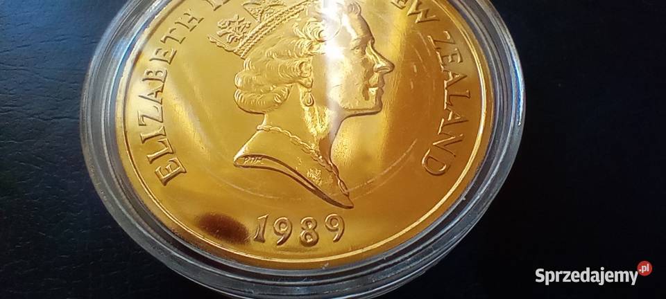 Stare monety 1 dolar 1989 Nowa Zelandia Lesko sprzedam