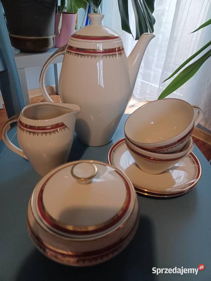 Serwis Joanna z lat 60 Potacki Porcelana i szkło Łódź sprzedam