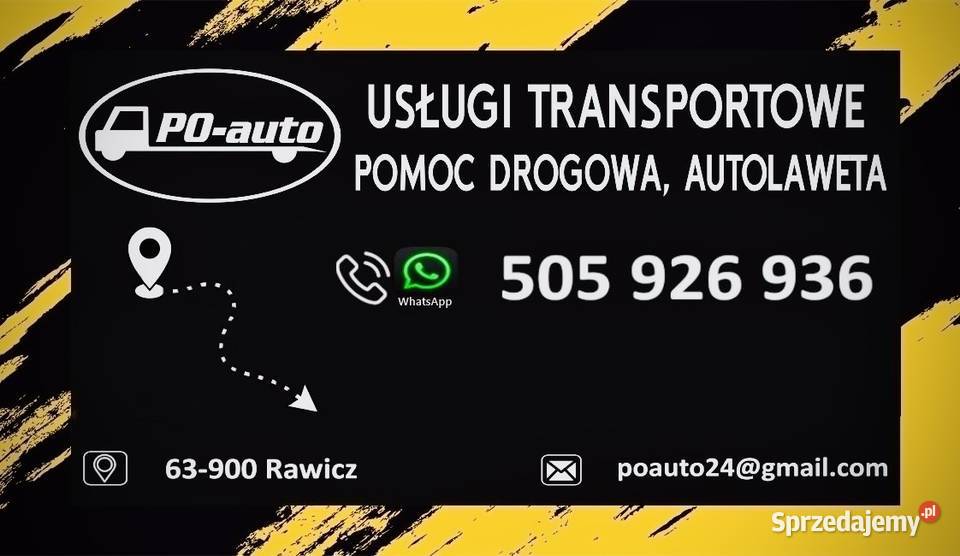 Pomoc Drogowa Autolaweta Rawicz S5 usługi wielkopolskie